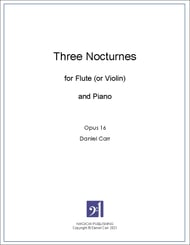 Three Nocturnes for Flute (or Violin) and Piano EPRINT cover Thumbnail